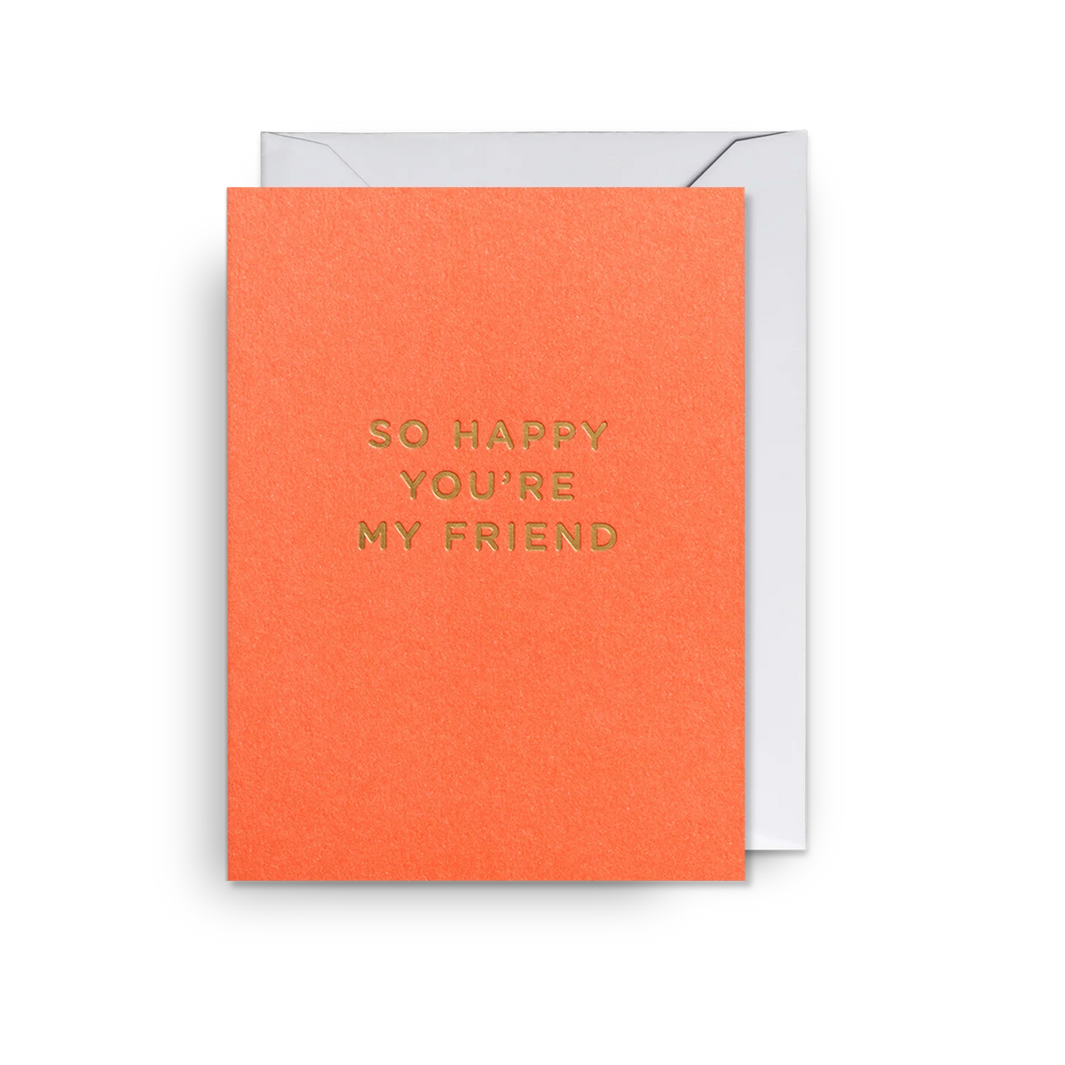 Mini Greetings Card - So Happy You’re My Friend