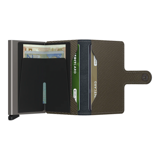 Mini Wallet - Carbon Khaki