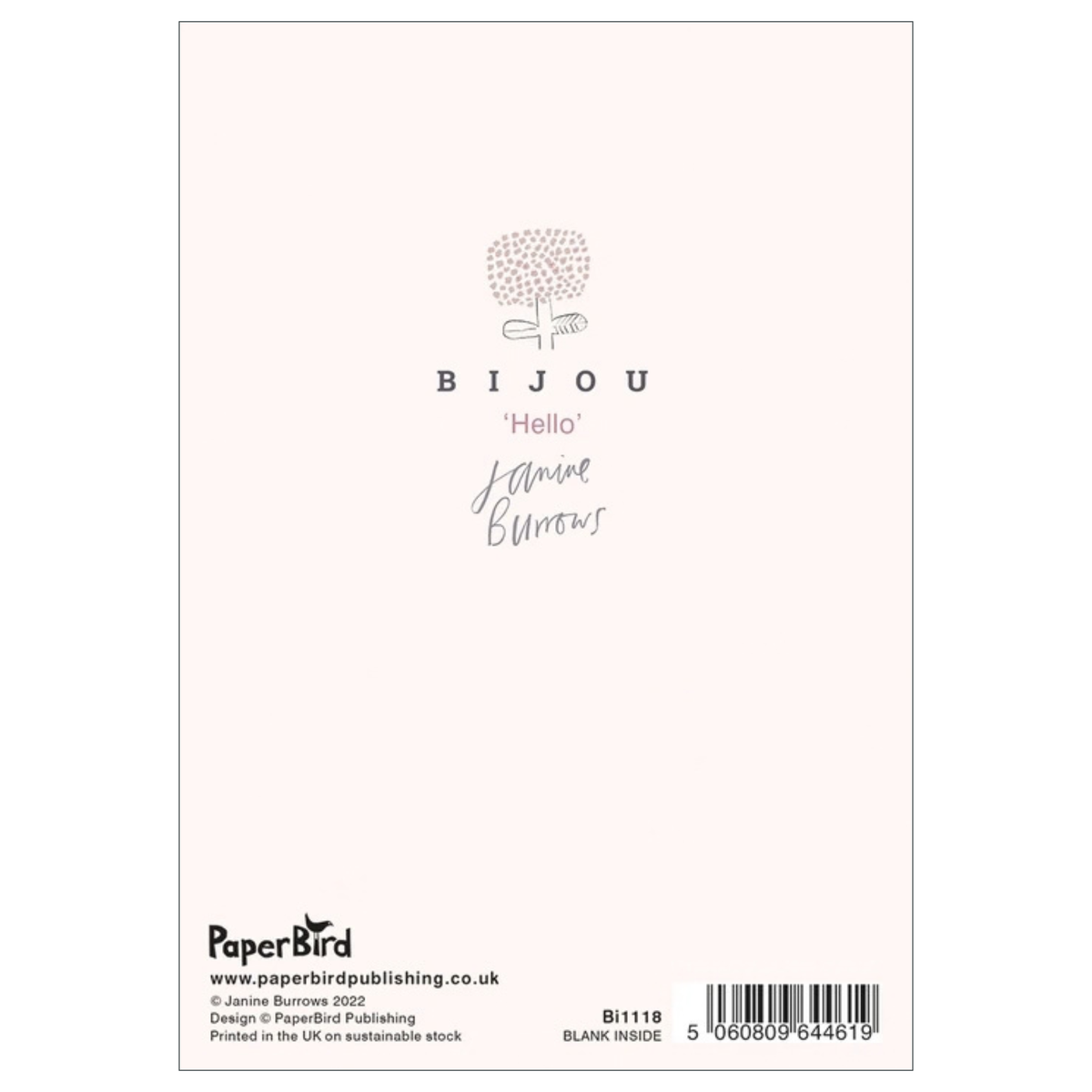 Greetings Card - Hello