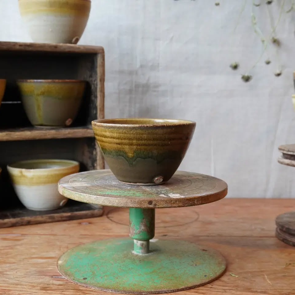 Lucy Turner Small Bowl - Brown & Gold