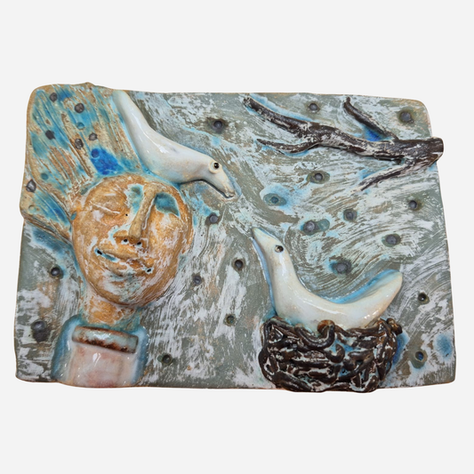 Shelagh Spear Head with Birds Plaque SS252