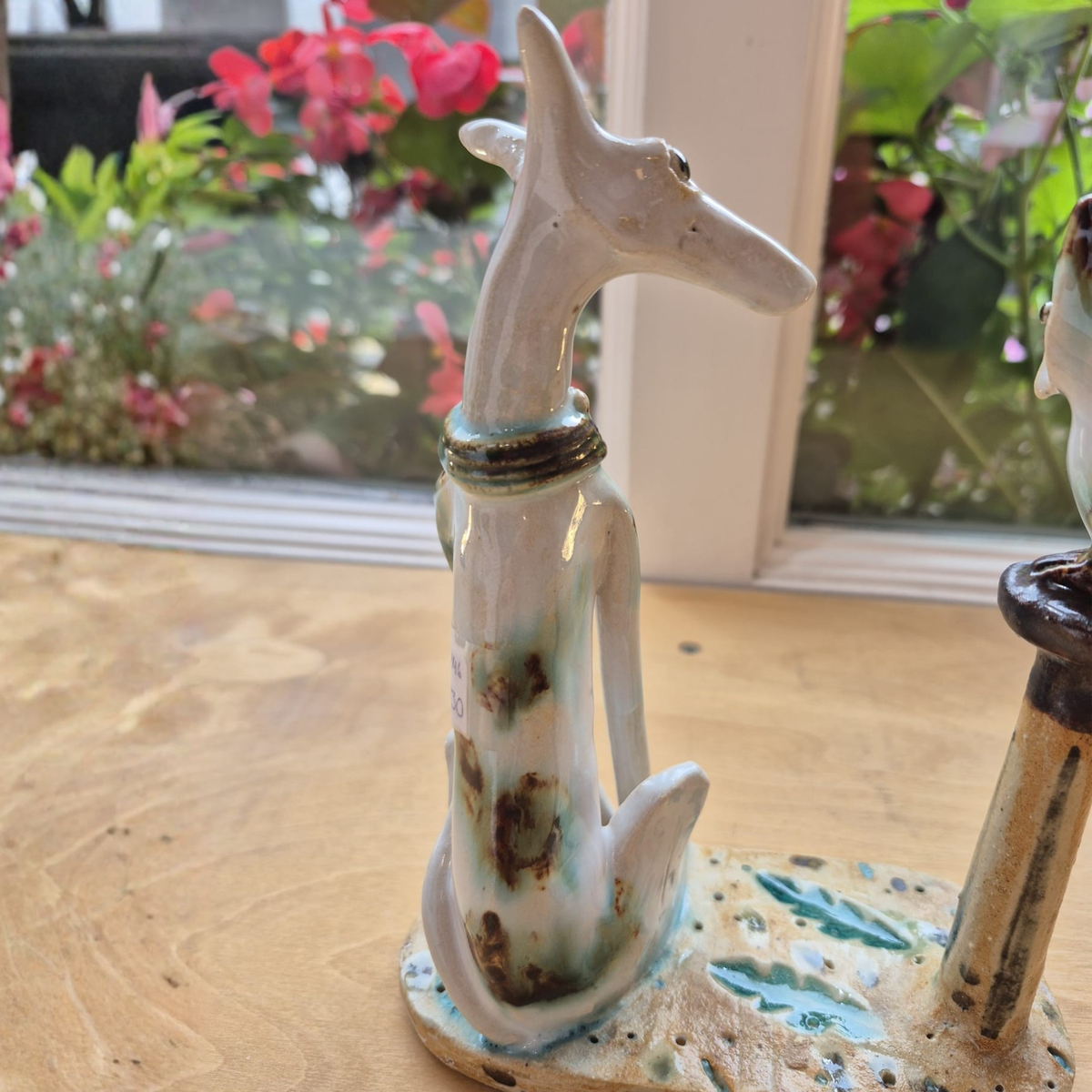 Shelagh Spear Dog and Owl on Post SS246