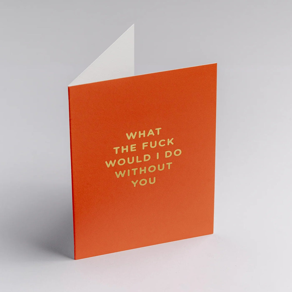 Mini Greetings Card - What the F*ck Would I Do Without You