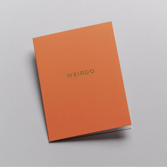 Mini Greetings Card - Weirdo