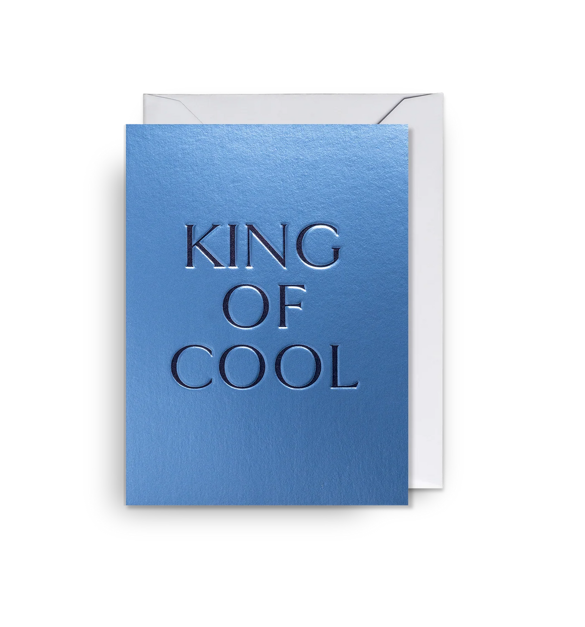Mini Greetings Card - King of Cool