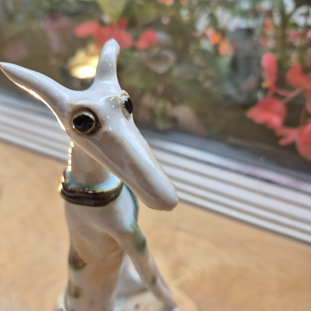 Shelagh Spear Sitting Dog and Ball SS249