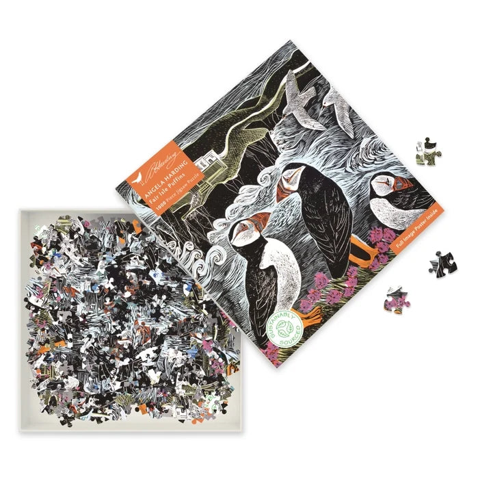 1000 Piece Jigsaw Puzzle - Fair Isle Puffins
