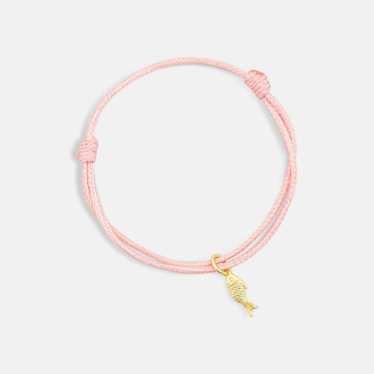 One & Eight Sol and Sea Lucky Fish Bracelet - Pink
