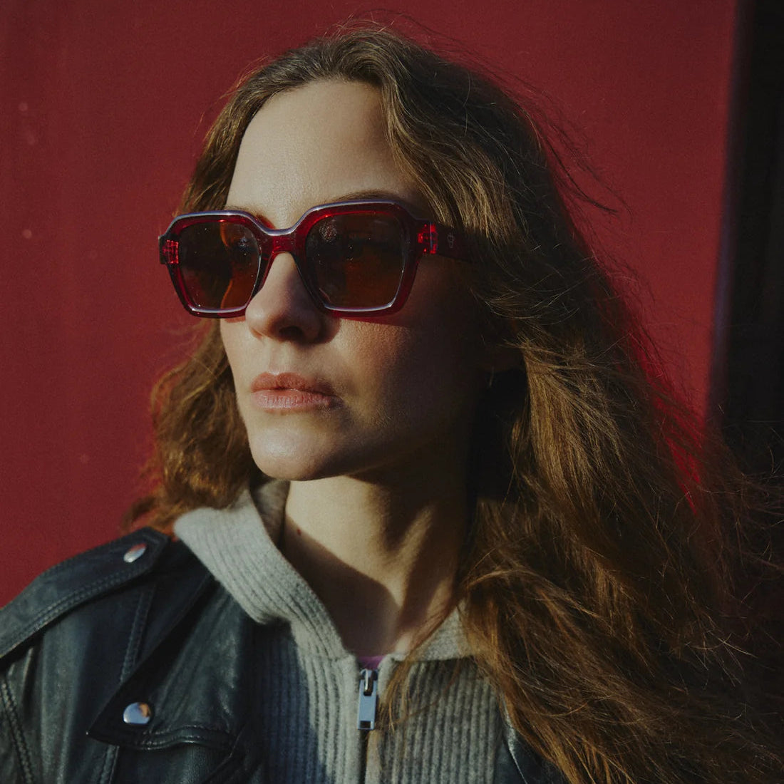 CHPO AK Sunglasses - Burgundy