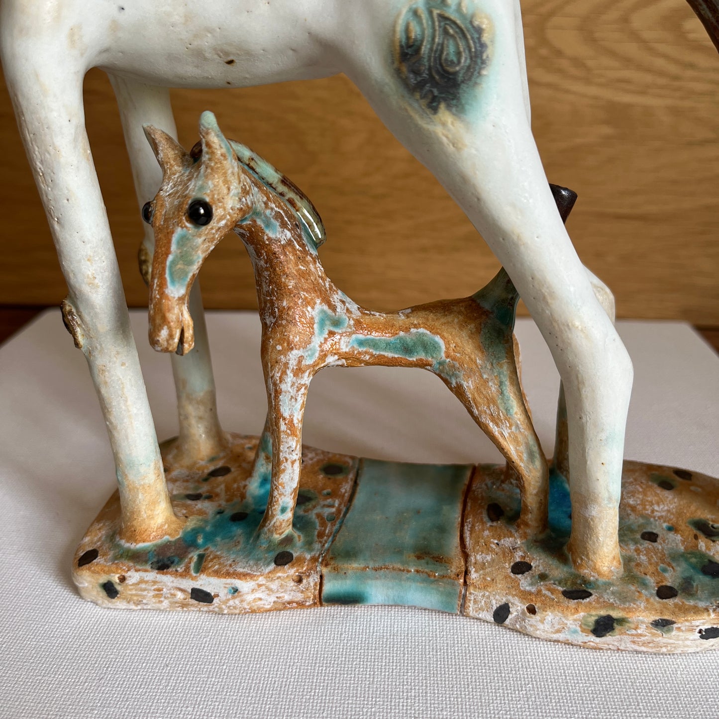Shelagh Spear Mare, Bird on Back and Foal SS226