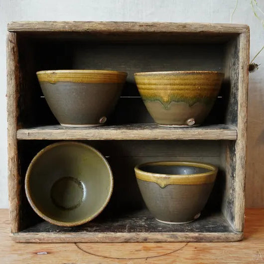 Lucy Turner Small Bowl - Brown & Gold