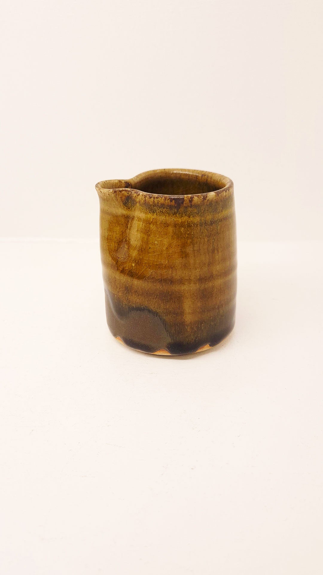 Lucy Turner Milk Jug - Brown & Gold