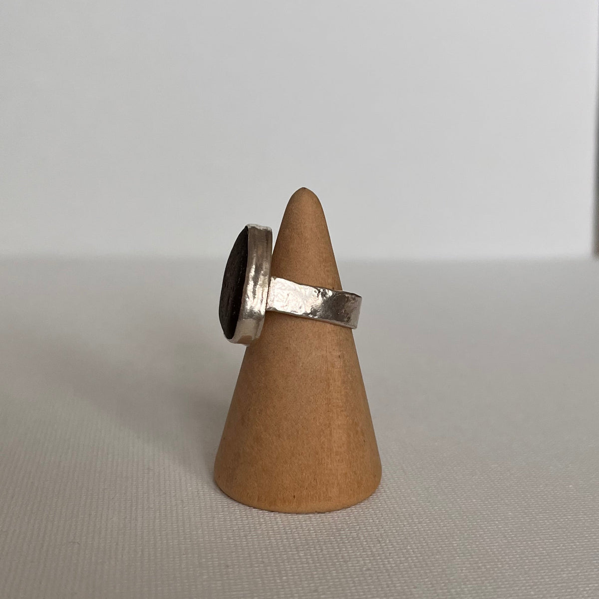 Sarah Drew Sea Glass Eco Silver Ring - Russet