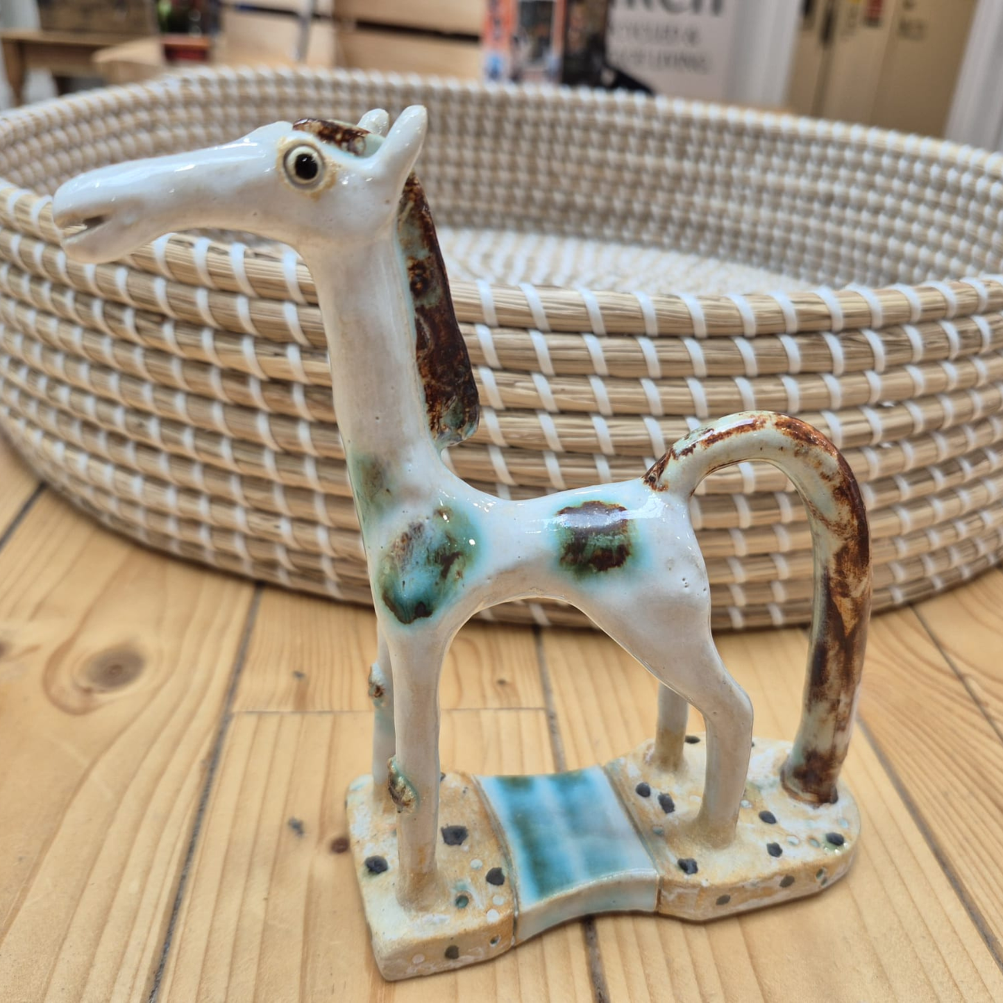 Shelagh Spear Small White Horse SS244