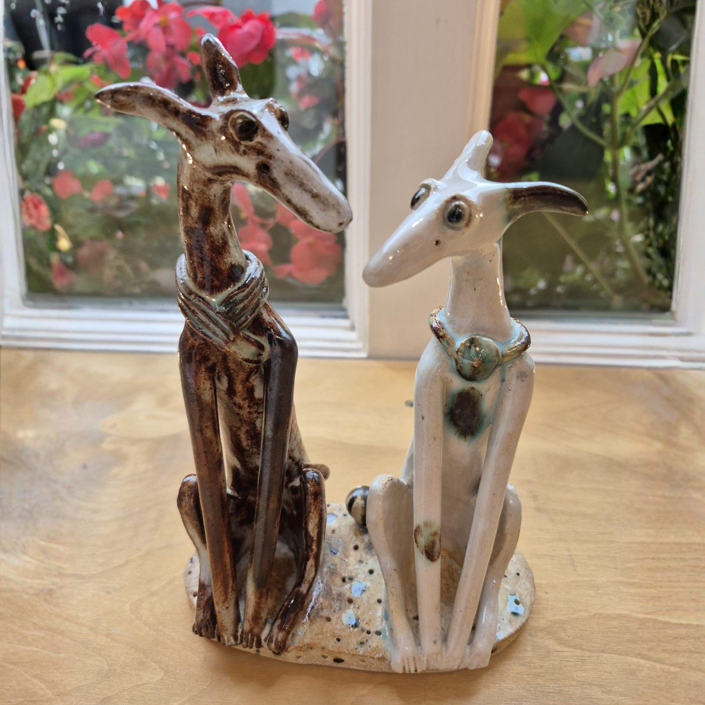 Shelagh Spear Two Dogs and Ball SS242