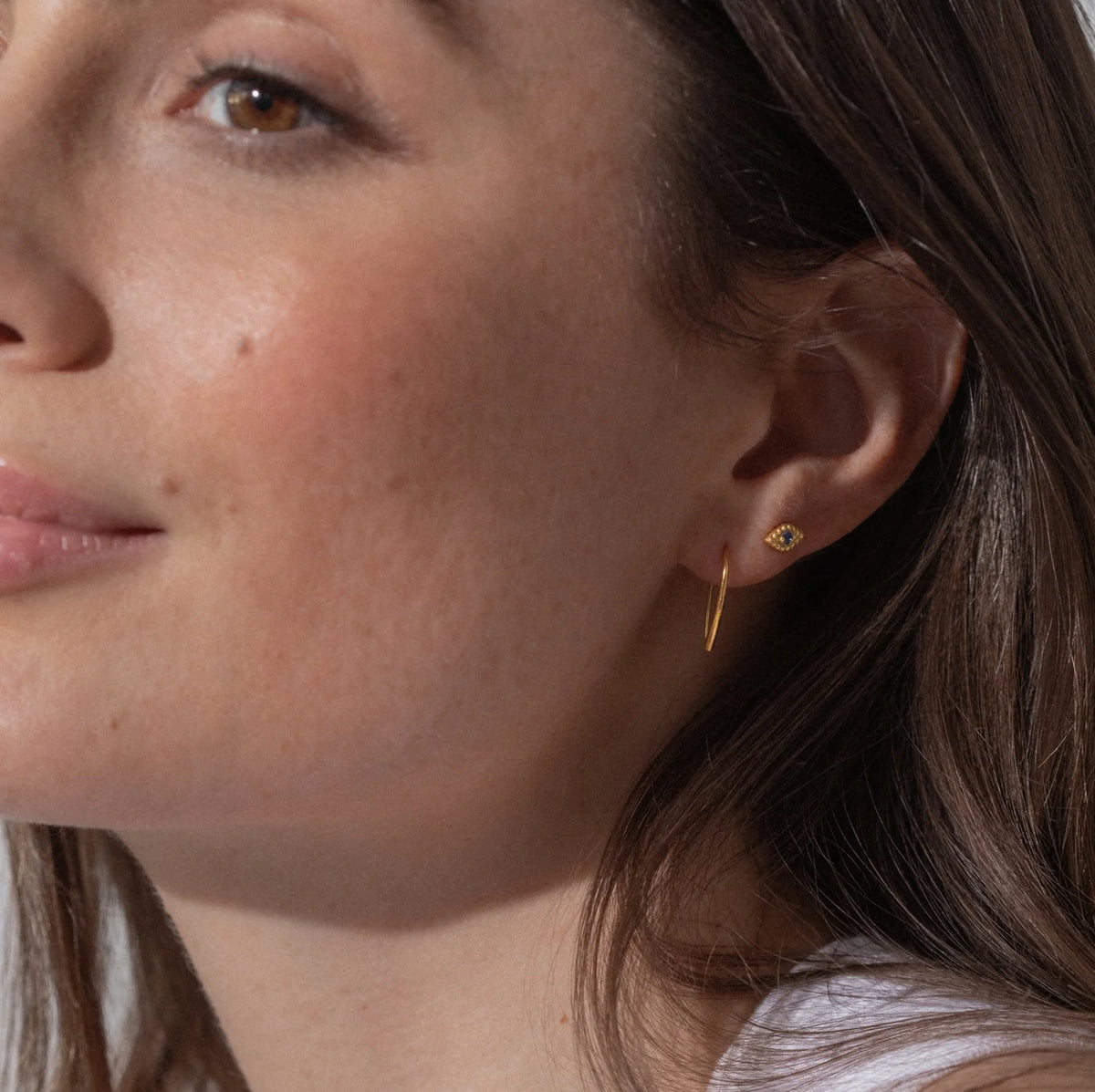 One & Eight Mini Maya Earrings - Gold