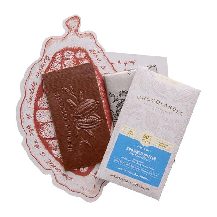 Chocolarder Browned Butter 60% Öko Caribe Milk Chocolate Bar