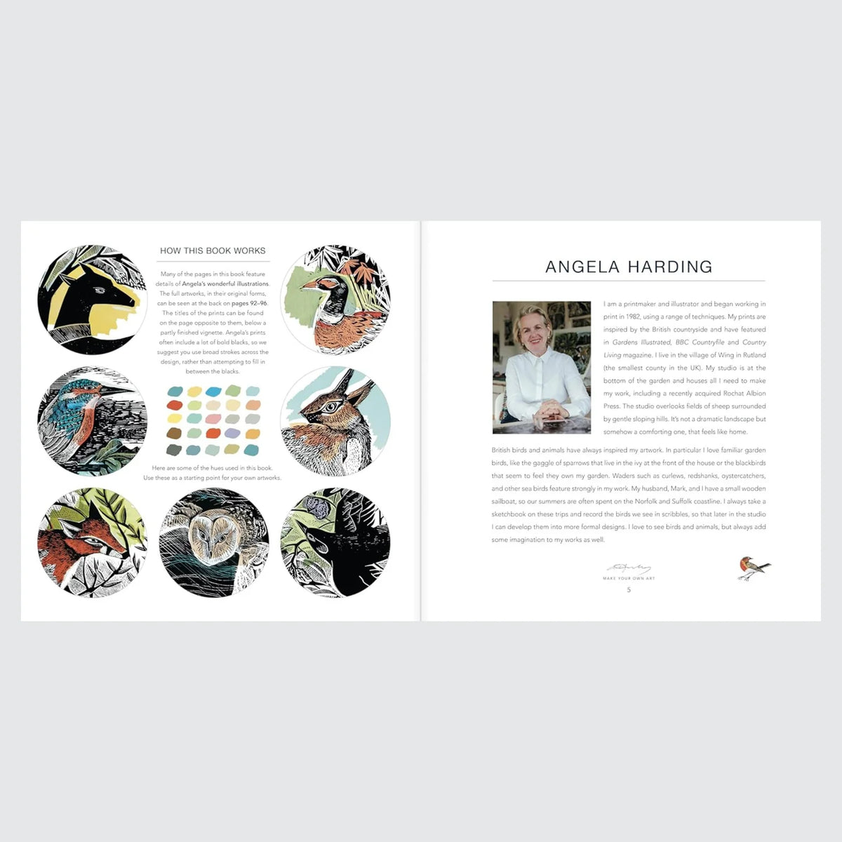 Angela Harding Colouring Book