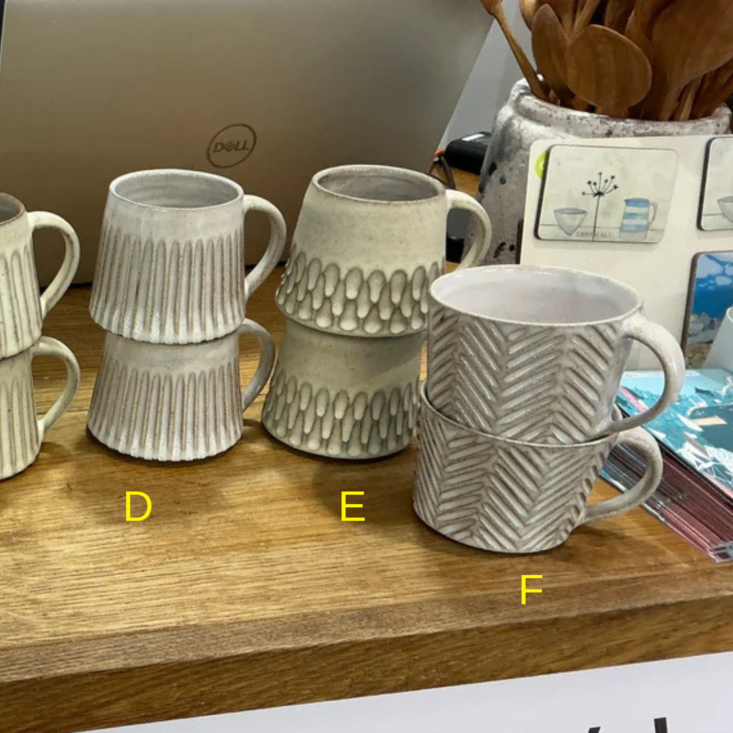 Hand Carved Mug - Design A