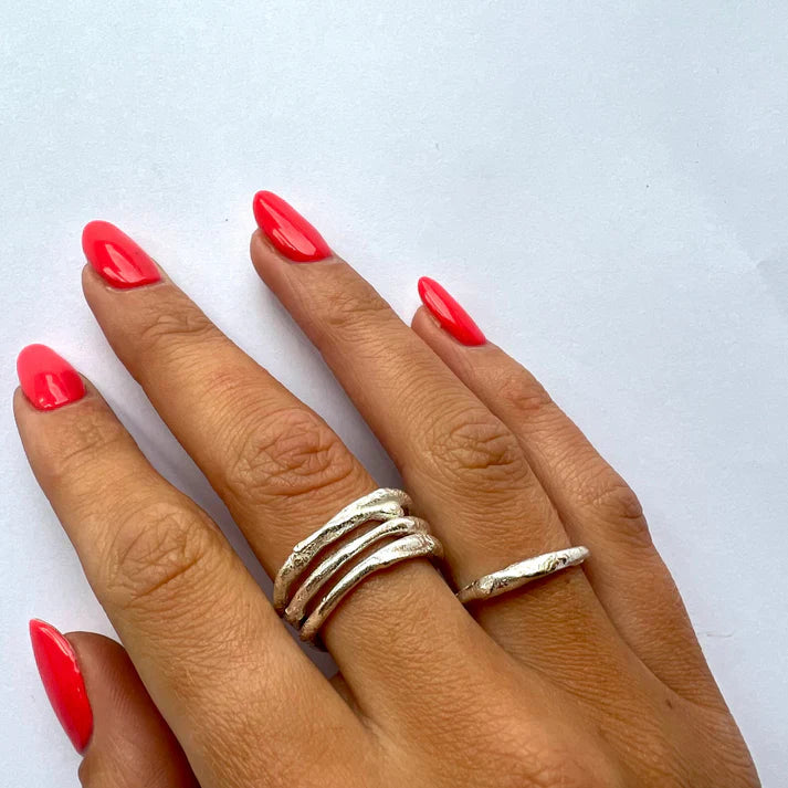 Eco-Silver Stacking Ring