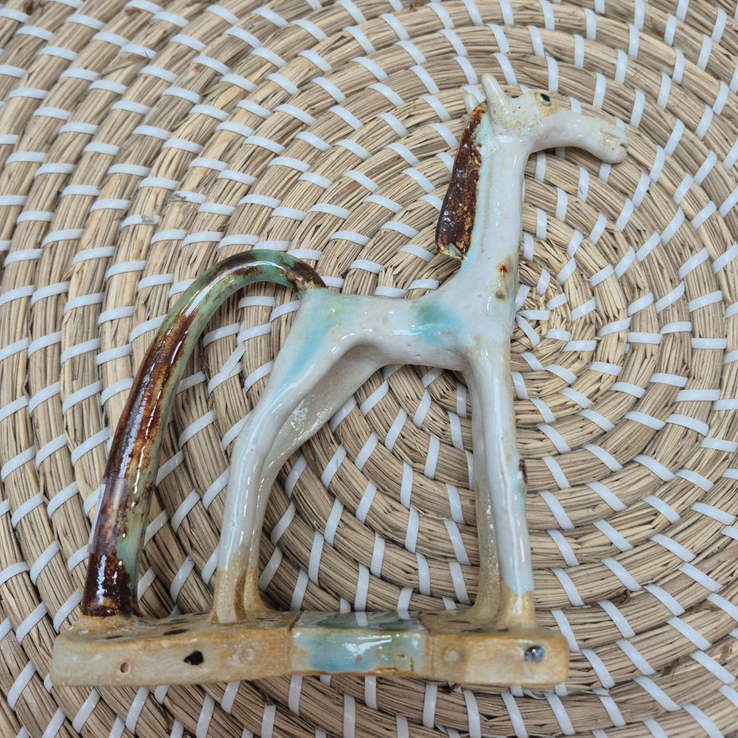 Shelagh Spear Small White Horse SS244