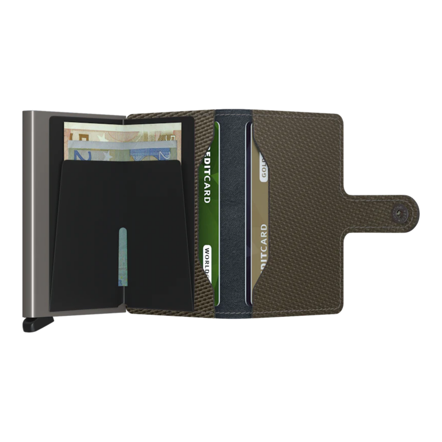 Mini Wallet - Carbon Khaki