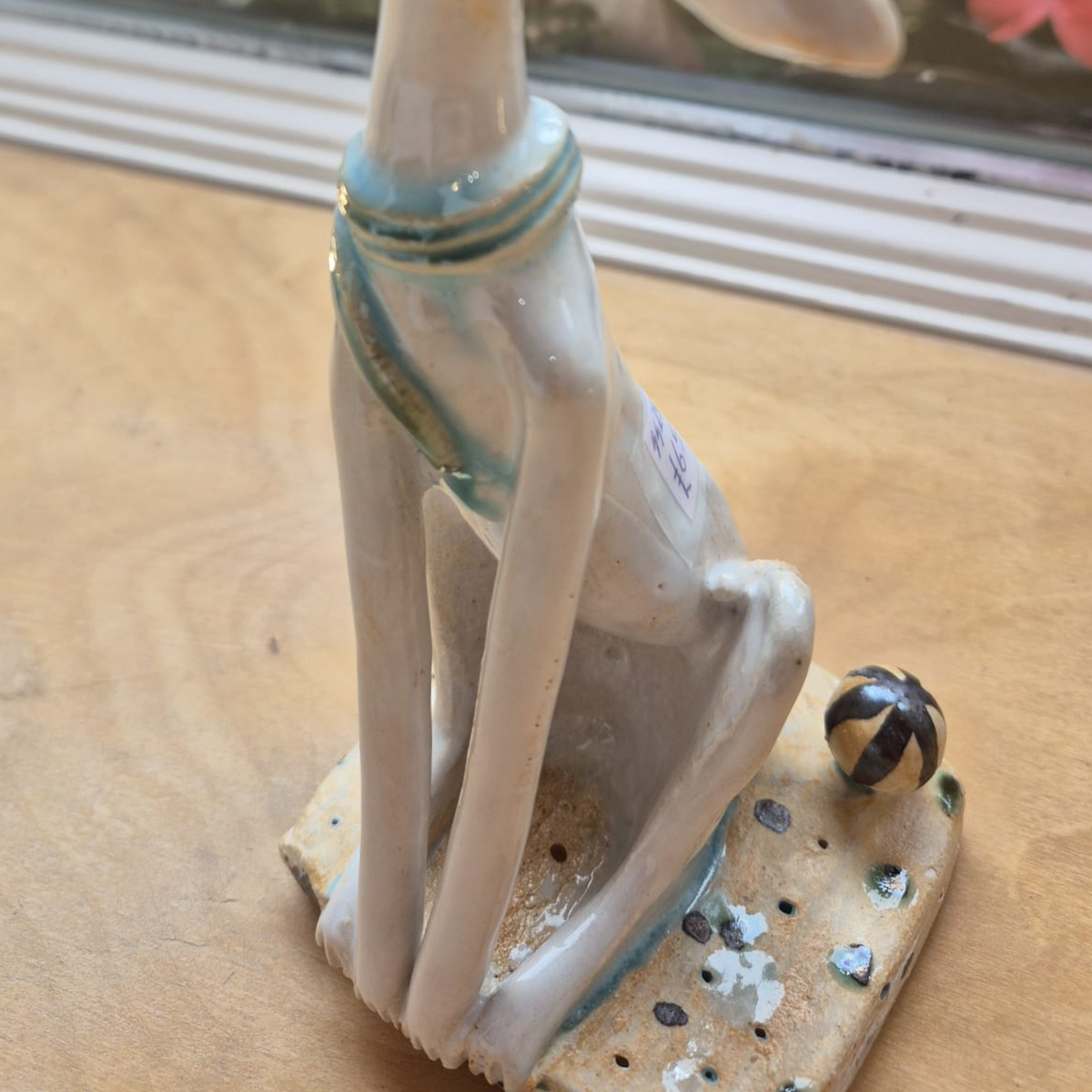 Shelagh Spear Sitting Dog and Ball SS250