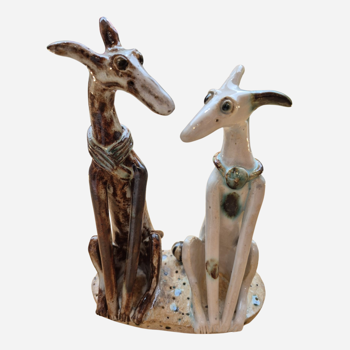 Shelagh Spear Two Dogs and Ball SS242