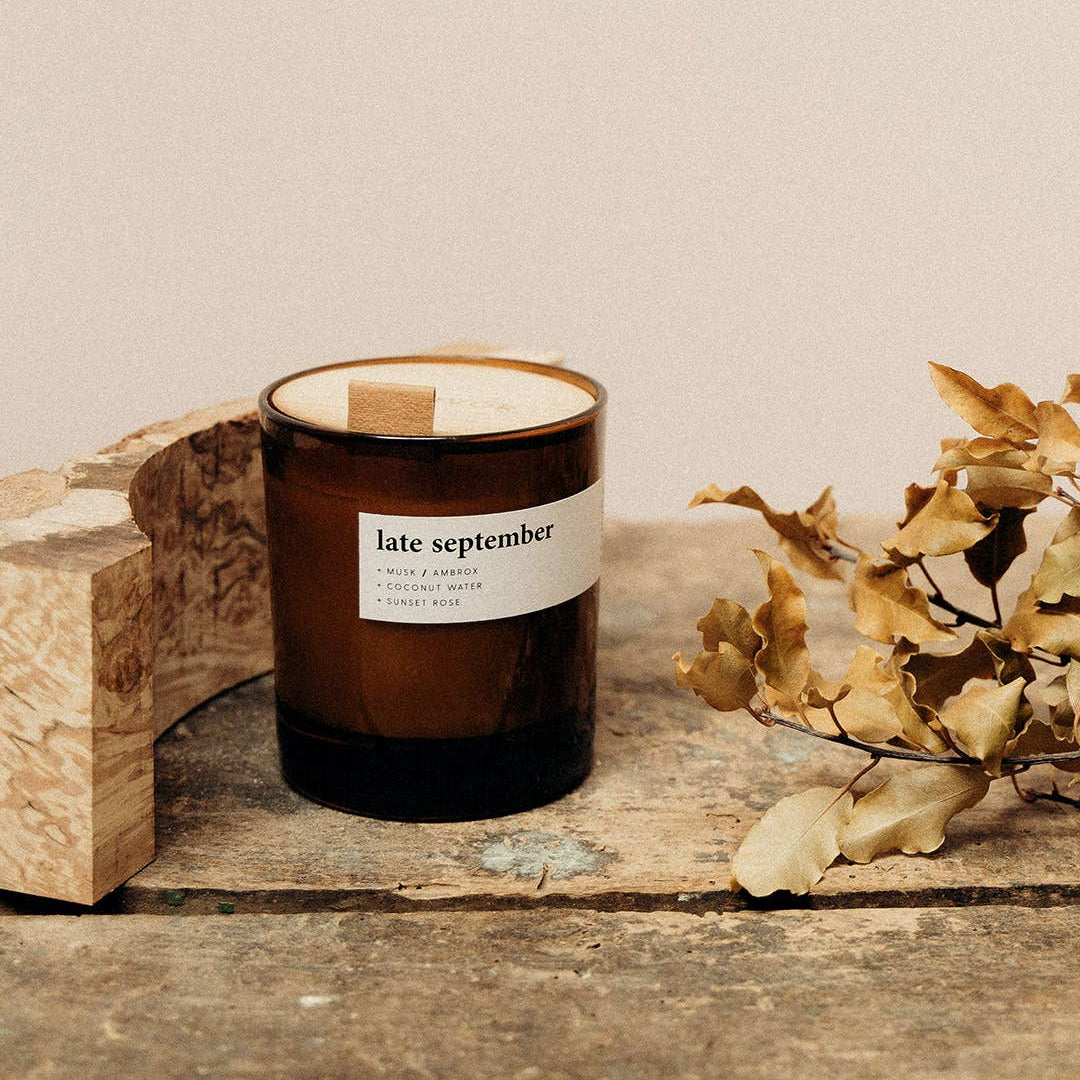 Soy Wax Candle - Late September