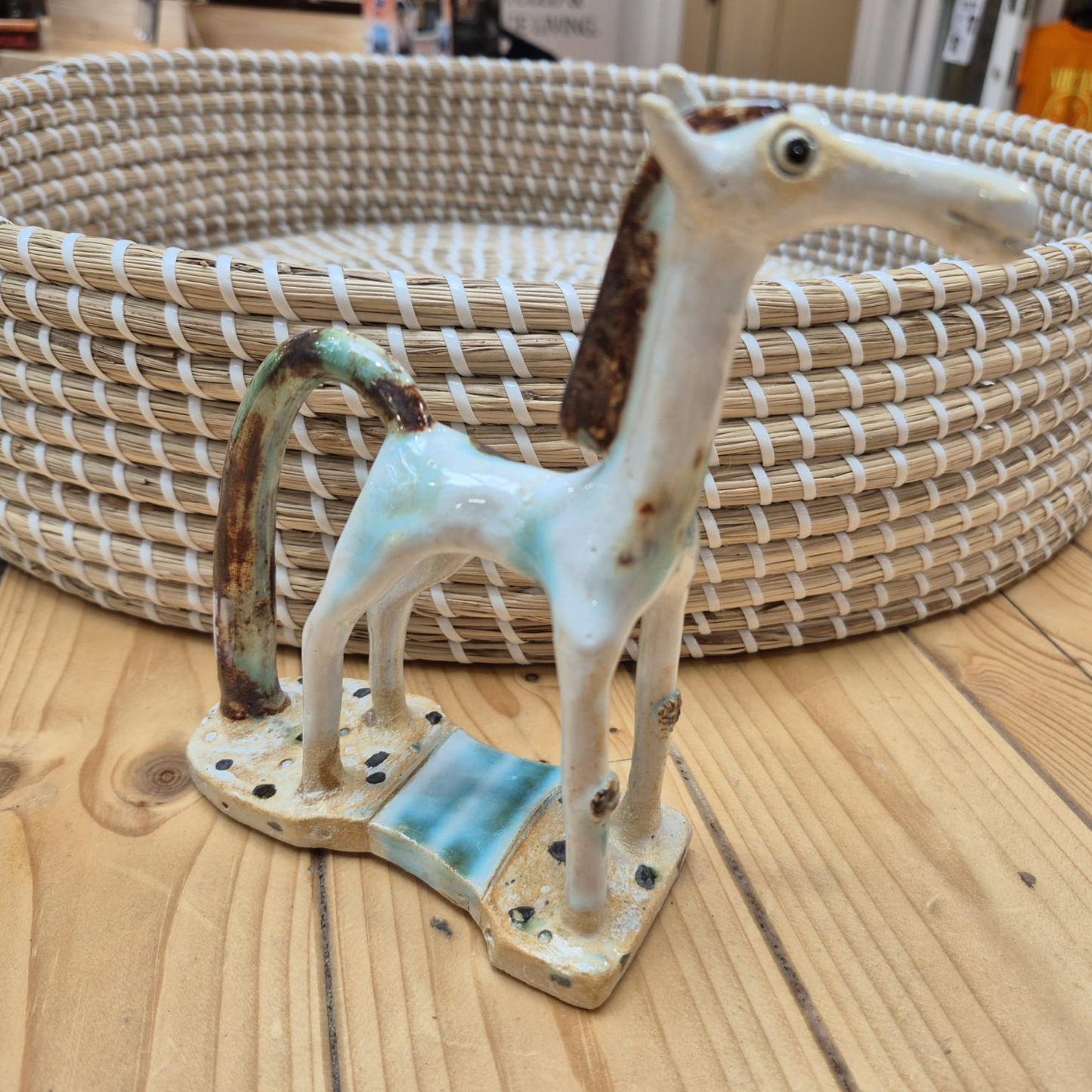 Shelagh Spear Small White Horse SS244
