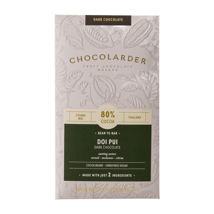 Chocolarder Doi Pui 80% Dark Chocolate Bar
