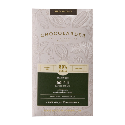 Chocolarder Doi Pui 80% Dark Chocolate Bar