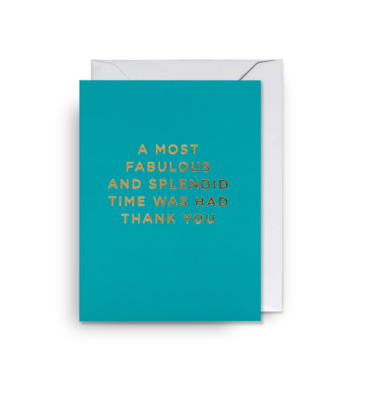 Lagom Mini Greeting Card - Splendid Time
