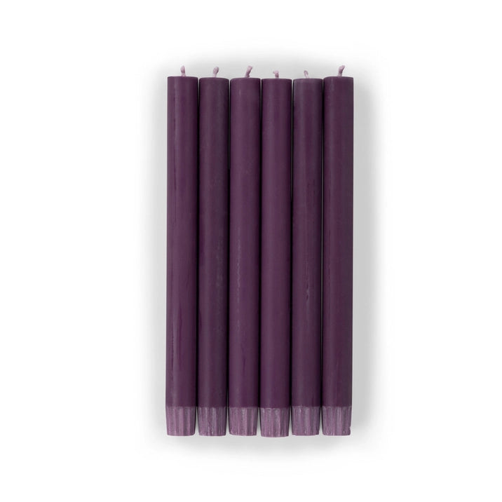 British Colour Standard Dinner Candles - Pack of 6