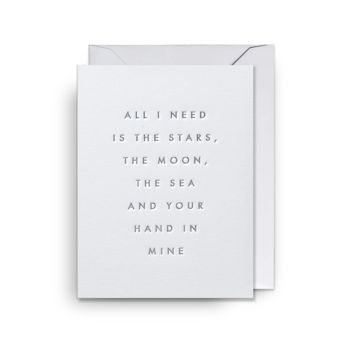 Mini Greetings Card - Your Hand in Mine