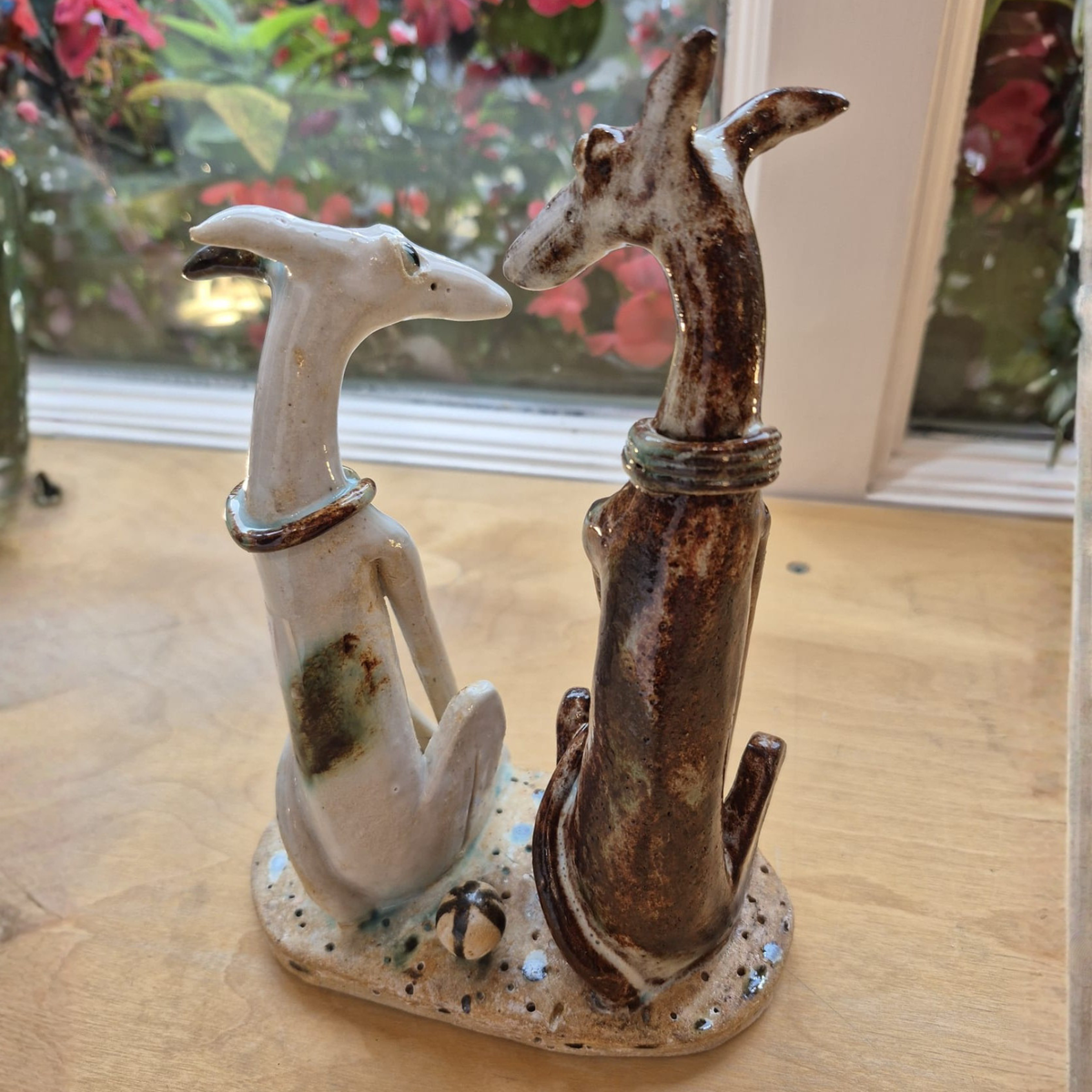 Shelagh Spear Two Dogs and Ball SS242