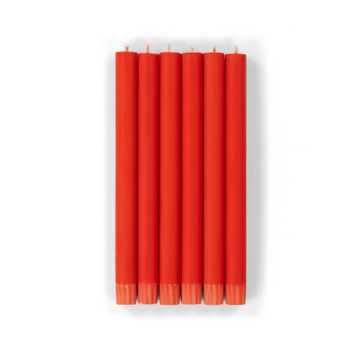 British Colour Standard Dinner Candles - Pack of 6