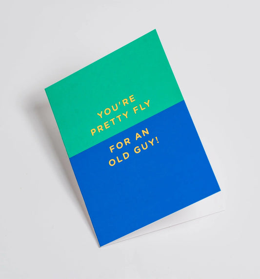 Lagom Mini Greetings Card - Pretty Fly