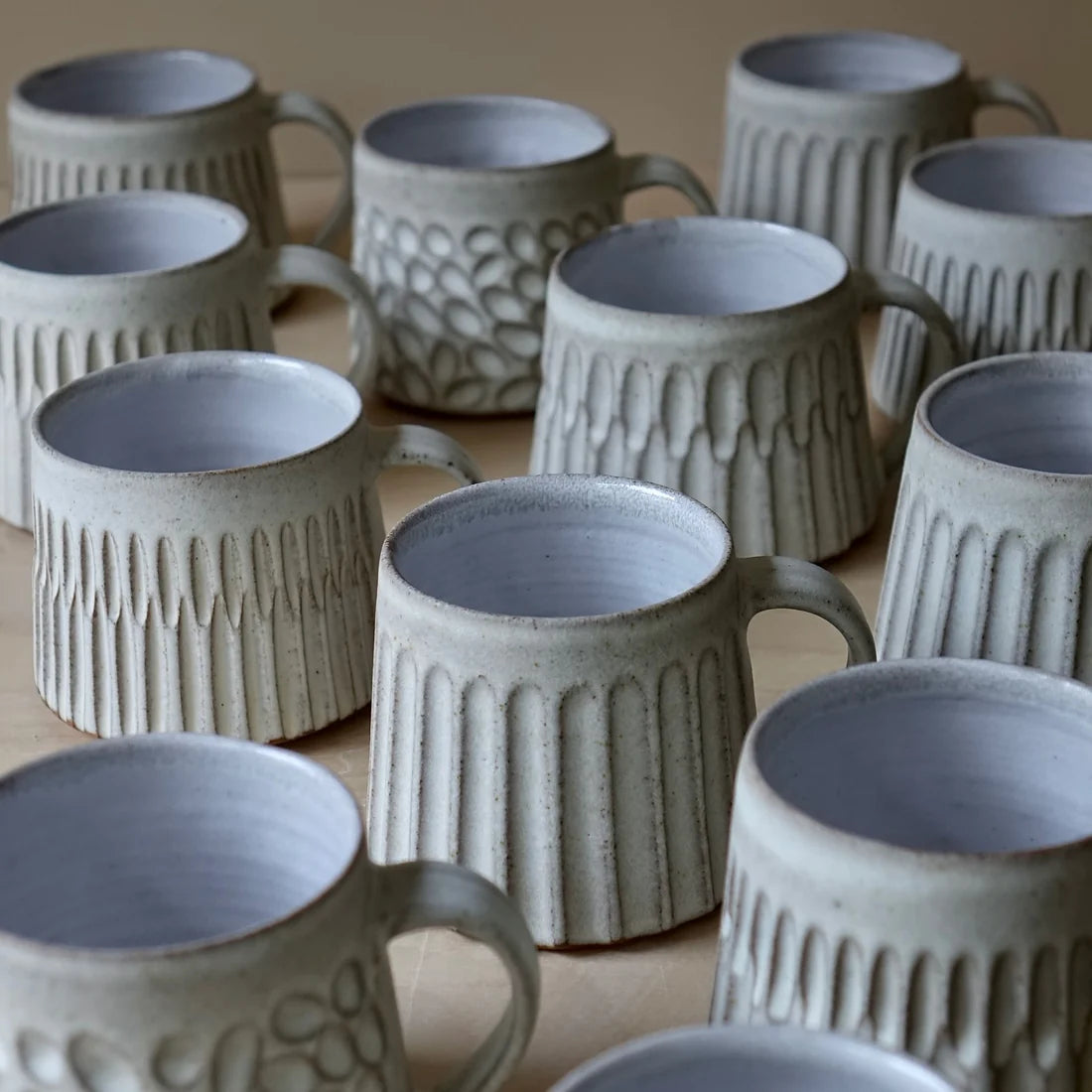 Hand Carved Mug - Design A