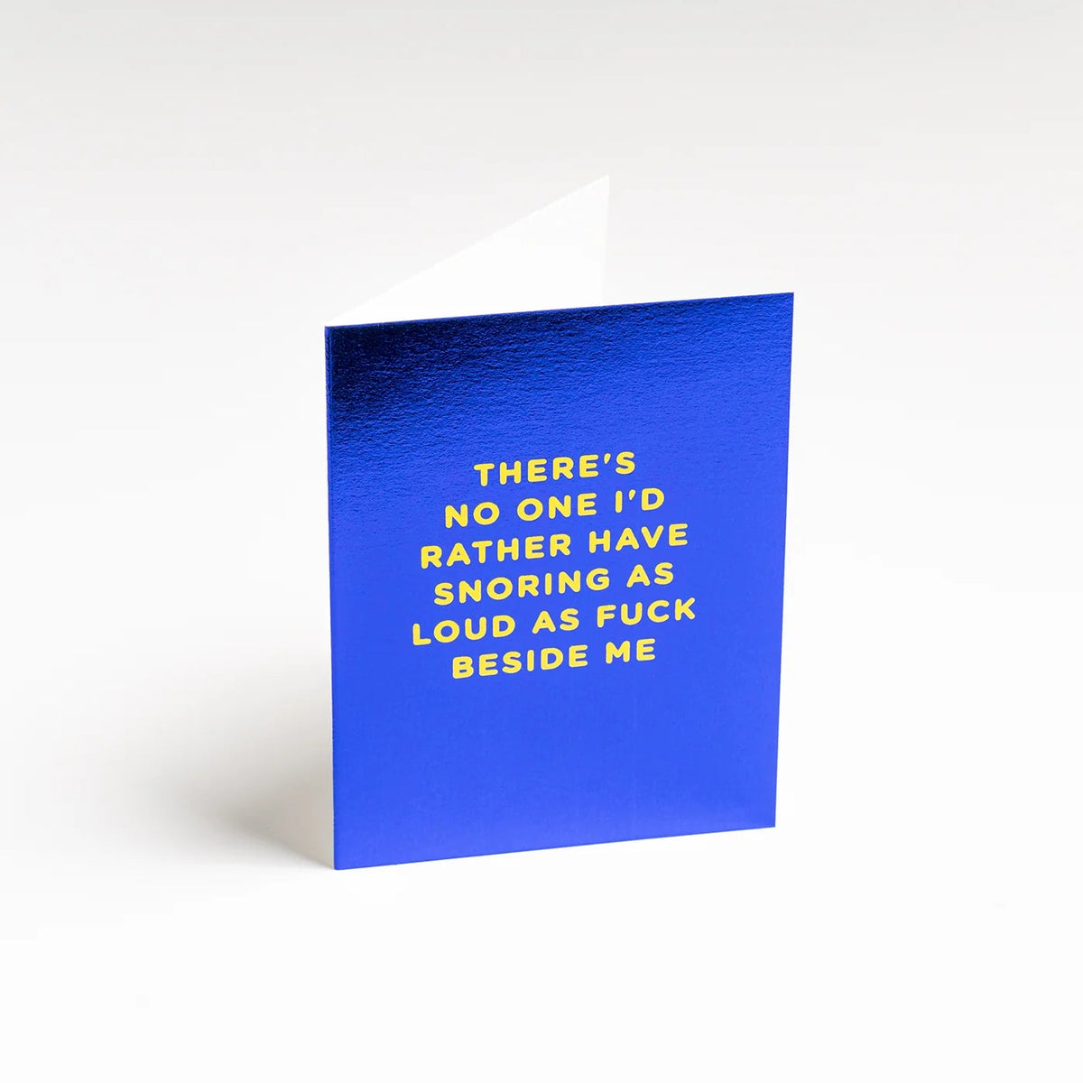 Mini Greetings Card - Snoring as Loud as F*ck