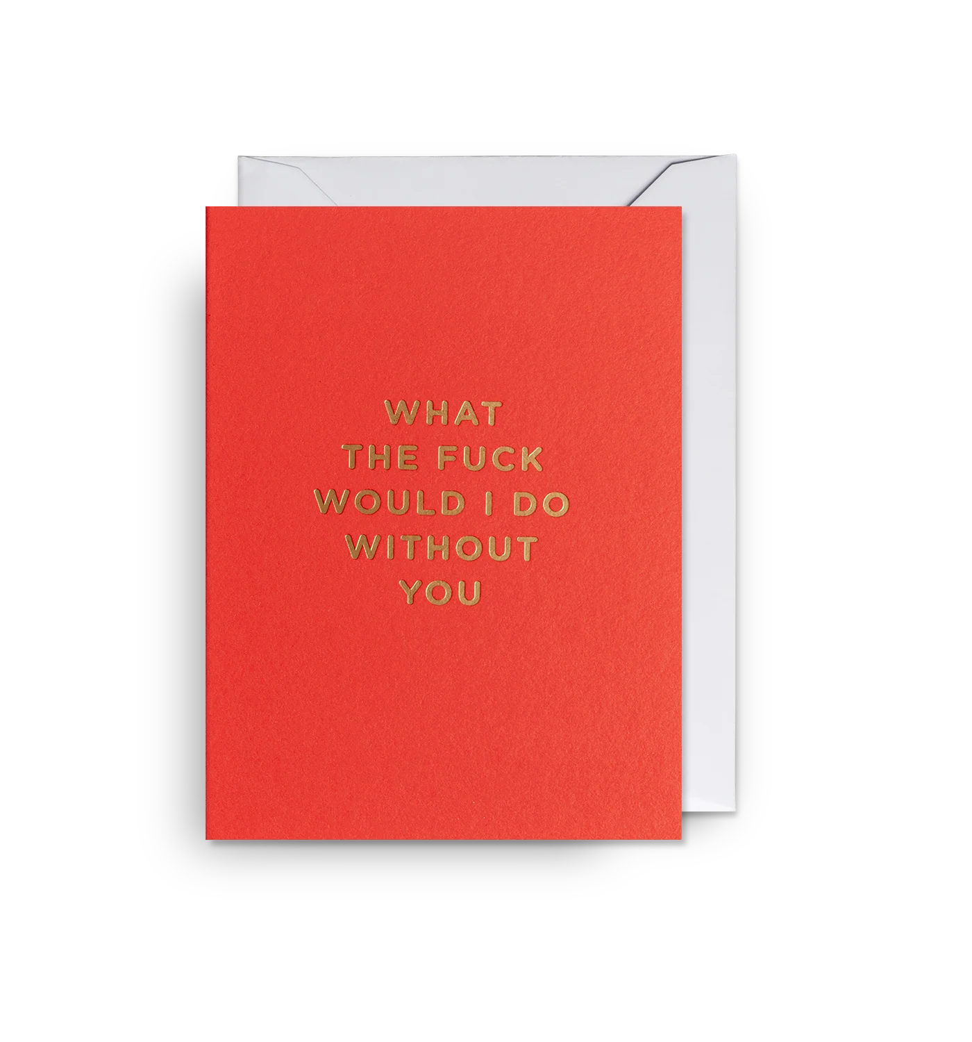Lagom Mini Greeting Card - What the F*ck Would I Do Without You?