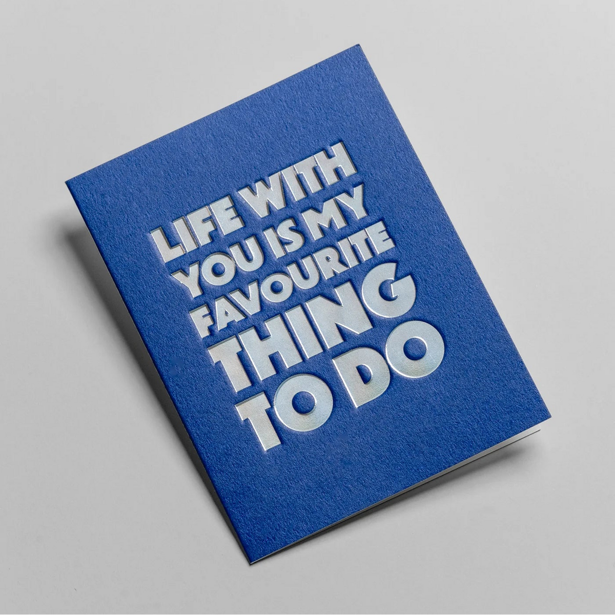 Mini Greetings Card - Life with You