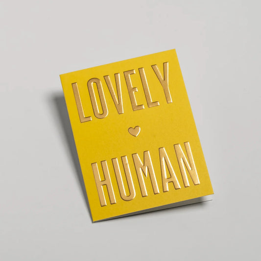 Mini Greetings Card - Lovely Human