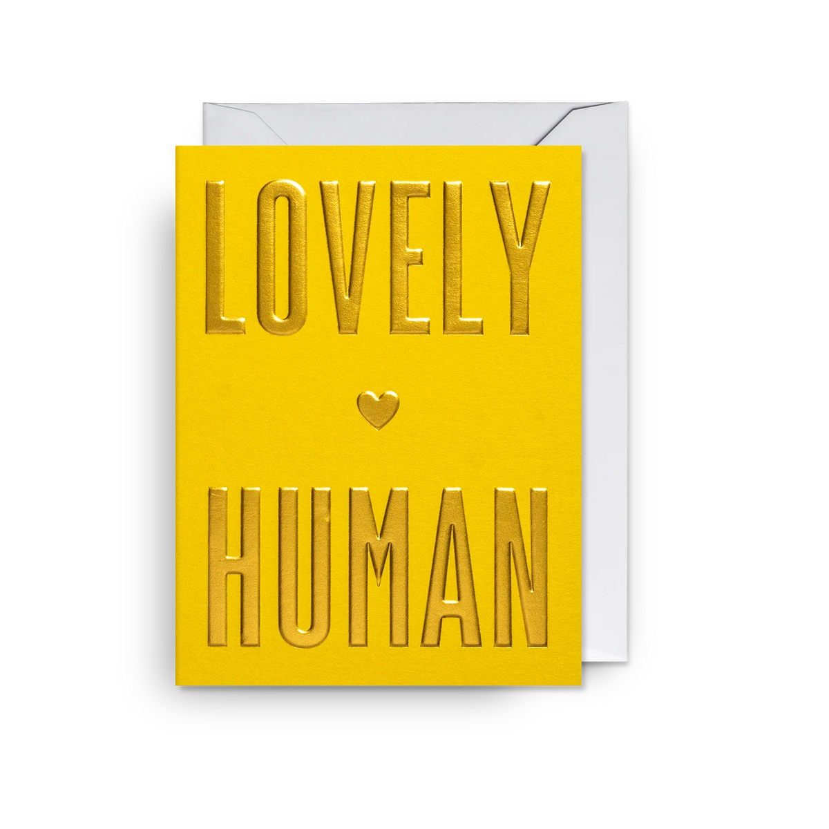 Mini Greetings Card - Lovely Human