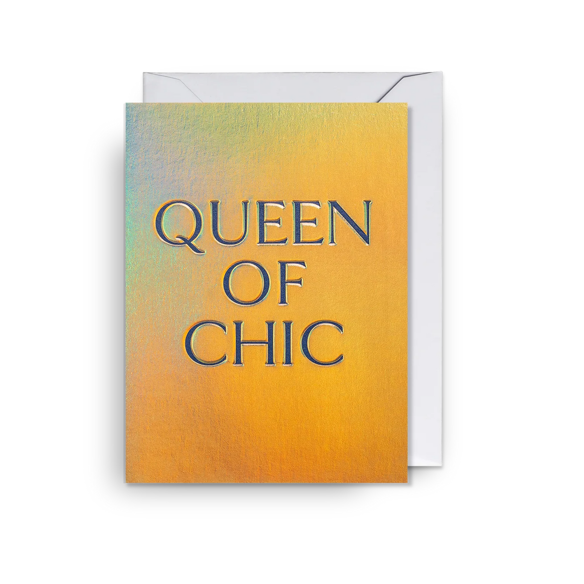 Mini Greetings Card - Queen of Chic