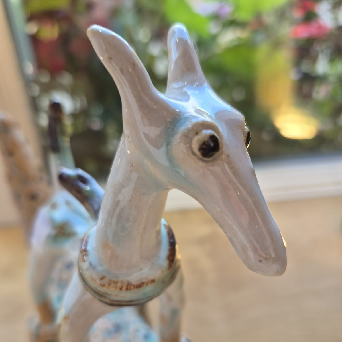 Shelagh Spear Dog on Crocodile Bench SS239