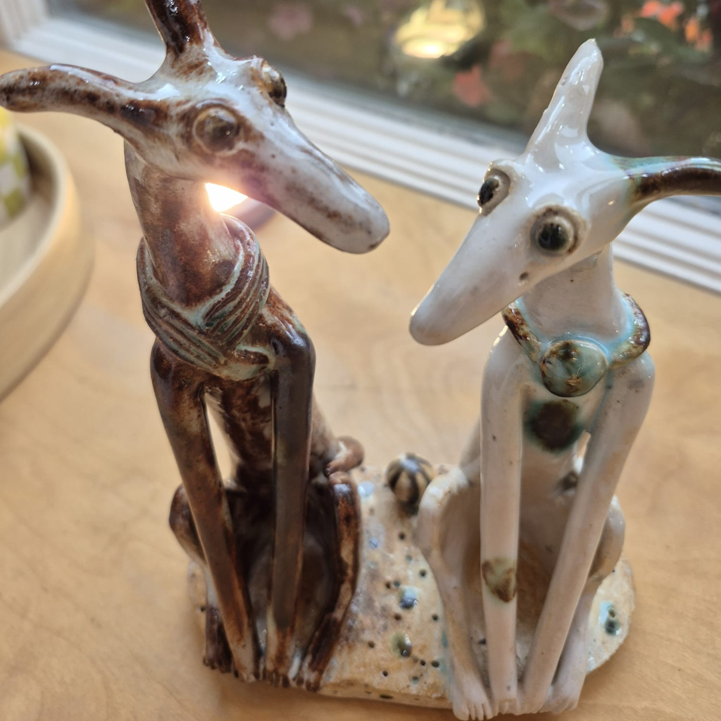 Shelagh Spear Two Dogs and Ball SS242