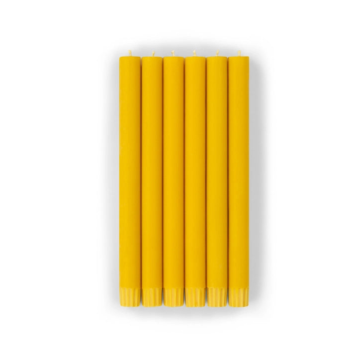 British Colour Standard Dinner Candles - Pack of 6