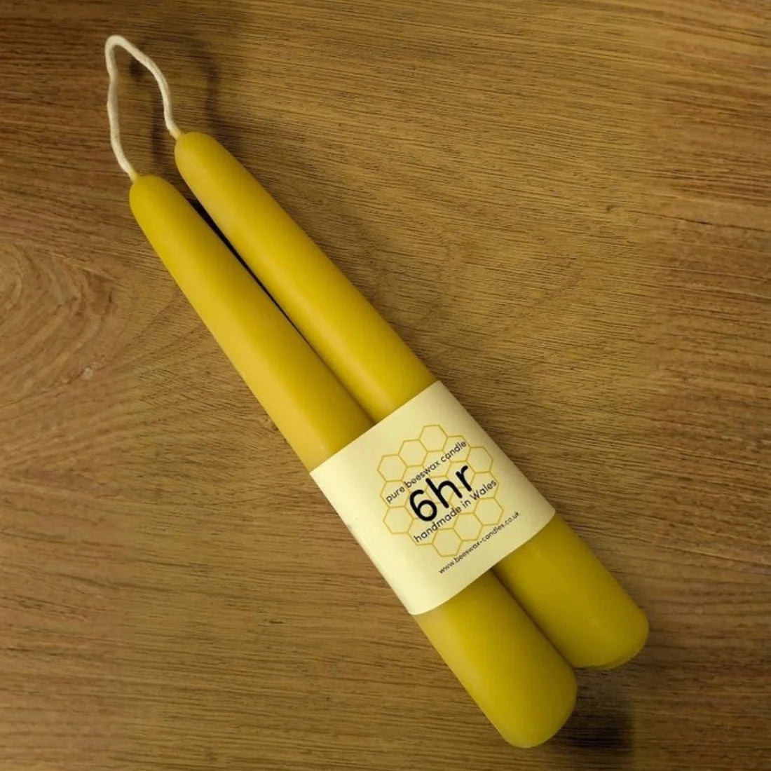 Hand Dipped Pure Beeswax Candles - Large