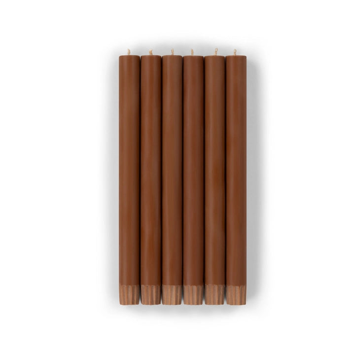 British Colour Standard Dinner Candles - Pack of 6